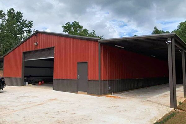 prefab metal workshop building