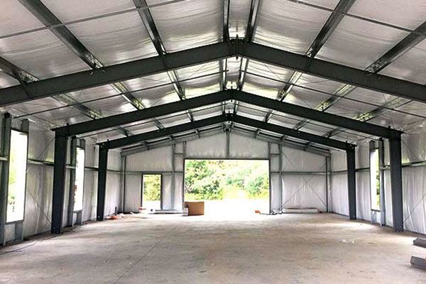 prefab metal workshop building